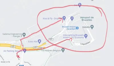 a map of the city of buenos aires at K&Y suite 1 Brussels airport 500m! in Zaventem