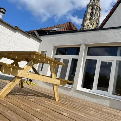 Rooftop apartment with 60m terrace overlooking the cathedral