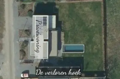 a rendering of a house with a building at De verloren hoek in Aarschot