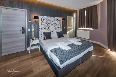 a bedroom with a large bed in a room at Dock 29 in Antwerp