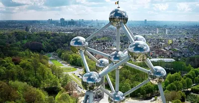 an image of the eiffel tower at Jungle Magic Room near Atomium , Heyzel Stadium in Strombeek-Bever