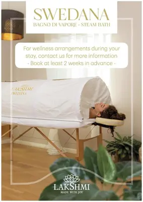 a advertisement for a spa with a woman laying on a bed at Twisted Willow in Dendermonde