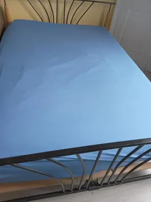 a close up of a mattress on a bed at FAMILY ROOM lux in Brussels