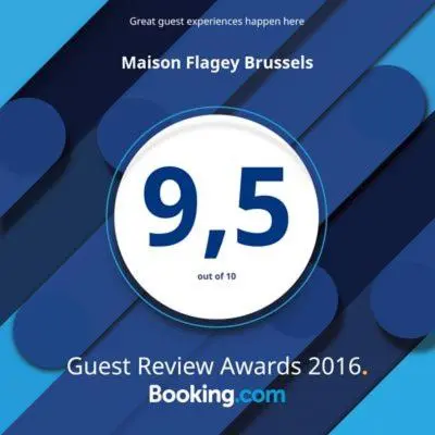 a poster for a contest for a bookning event at Maison Flagey Brussels in Brussels