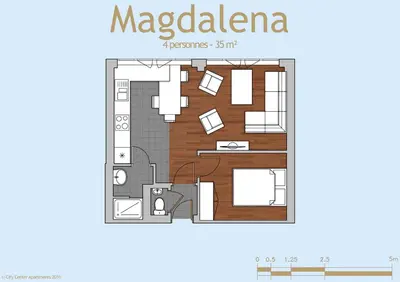 a floor plan of majolica apartments at BrusselsHomes in Brussels