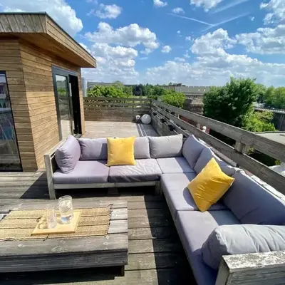 Appartement 2 chambres avec rooftop suspendu au Cimetière d'Ixelles
