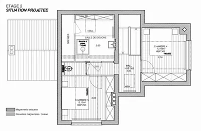 a floor plan of a house at Superb house in absolute calm in Linkebeek