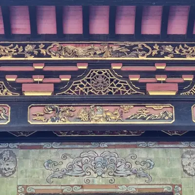 a building with a design on top of it at Chinese Pavilion Park - Magnificent Apartment Brussels in Brussels