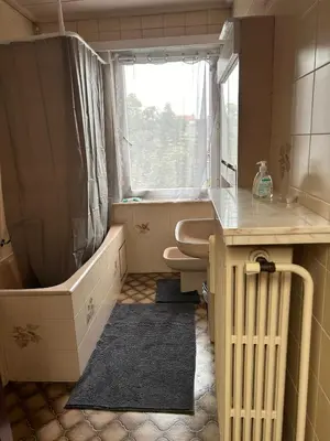 a bathroom with a tub and a toilet and a sink at Dream Home For Tomorrowland in Boom