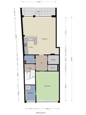 a house for a schoolfloor plan at Huis ALNA 7 in Mechelen