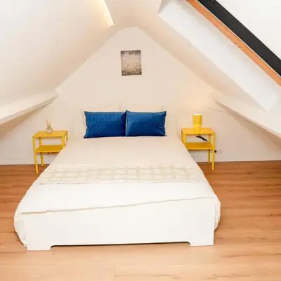 Chic & Modern 1BR & 1LR Apt