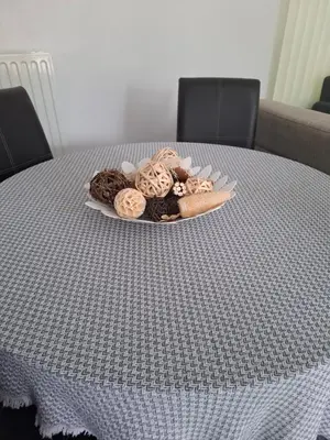 a plate of donuts on top of a table at Secret garden