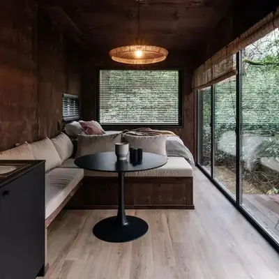 Cabins in the woods with wellness