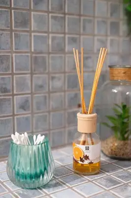 a jar of honey and a bowl of toothpicks at Studio in Brussels in Brussels