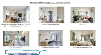 a collage of photos of a home at Adorable maison 3ch proche de Bruxelles-Tervuren in Tervuren