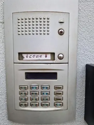 a close up of a vending machine with the words vegas at Strole's House in Ghent