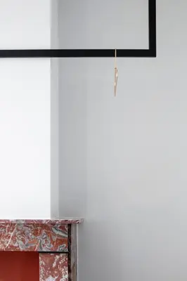 a room with white walls and a table at Design penthouse800Y of history in one glimpse in Ghent
