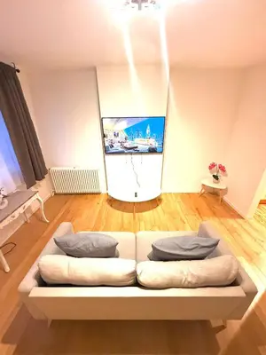 a room with a bed with two pillows on it at EU District Loft in Brussels