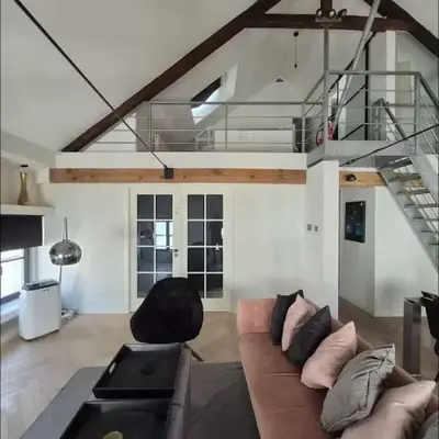 Chique loft uitzicht kathedraal Antwerpen