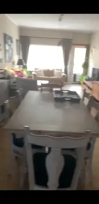 a view of a table in a room at Tomorrowland in Rumst