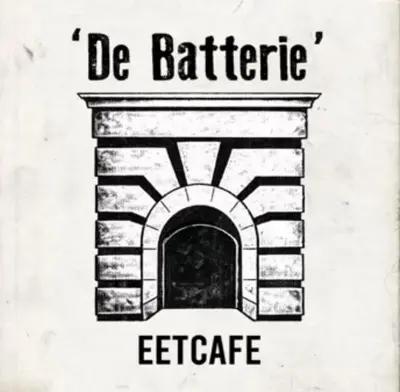 a drawing of a brick fireplace with the words be architecture educate at Erflogies Fort Liezele