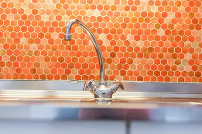 a sink in a bathroom with a shower with at Fuths Loft Penthouse 85 in Antwerp