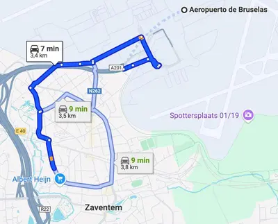 a map of the proposed upgrade to the bruxelles interchange at Ooostel2.be Zaventem in Zaventem