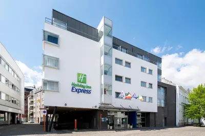 a rendering of the exterior of a building at Holiday Inn Express Mechelen City Centre by IHG in Mechelen