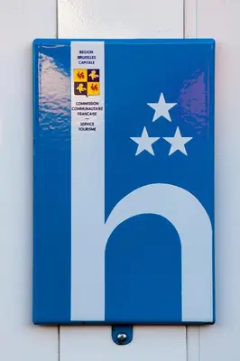 a blue sign with stars on it on a wall at Hotel Expo in Brussels