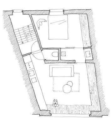 a floor plan of a house at AP8 city & park apartement in Aalst