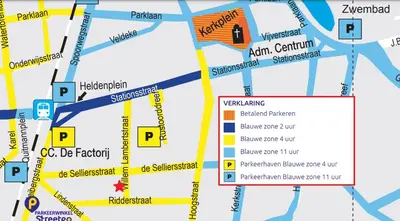 a map of the city of berlin with stations at Studio Brussels Airport - EU-District in Zaventem
