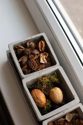two baskets filled with different types of nuts at Les Lofts d'Artistes in Brussels