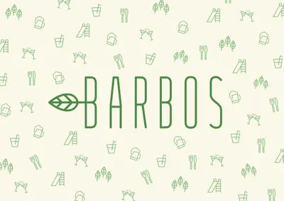 a vector banner for barbershop with the inscription barbershop and a pattern at Barbos in Lembeke