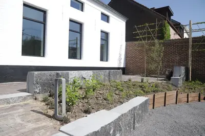 a house with a garden in front of it at ma-tinée in Beauvechain