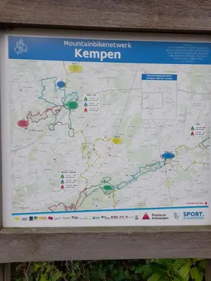 a map of the kermanshap istg istg istg at Kromven in Merksplas