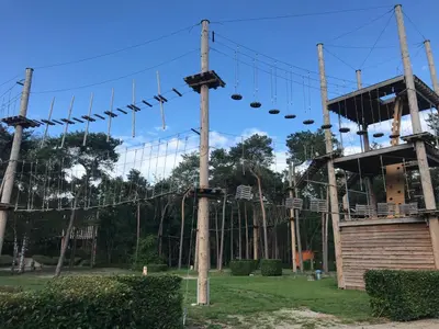 a roller coaster at a theme park at Hotel De Jachthoorn in Hoogstraten