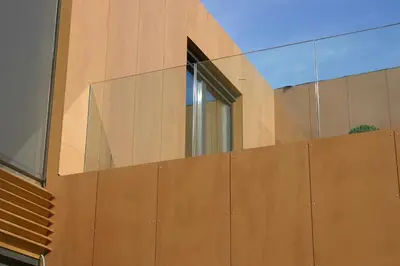 a window on the side of a building at Loft Aan Het Water in Grobbendonk