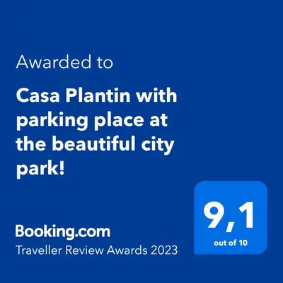 a screenshot of a parking place at the beautiful city park at Casa Plantin with parking place at the beautiful city park! in Antwerp