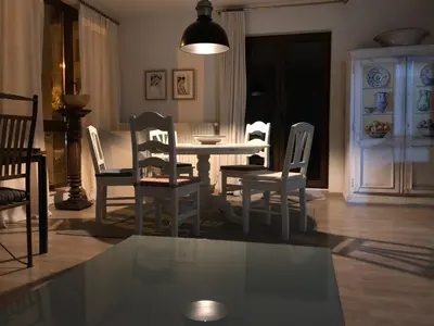 a dining room with a table and chairs at Giorgio in Antwerp