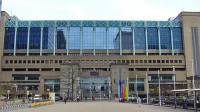 a large building with a lot of windows at LUXURY LUMINOUS 2bedroom apt CENTER of BRUSSELS in Brussels