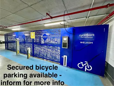 apelled bicycle parking available informant for more info at Modern apartment with terrace at Theaterplein in Antwerp