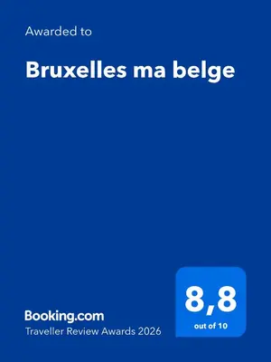 a screenshot of a cell phone with the text upgraded to bruysles mma at Bruxelles ma belge in Brussels